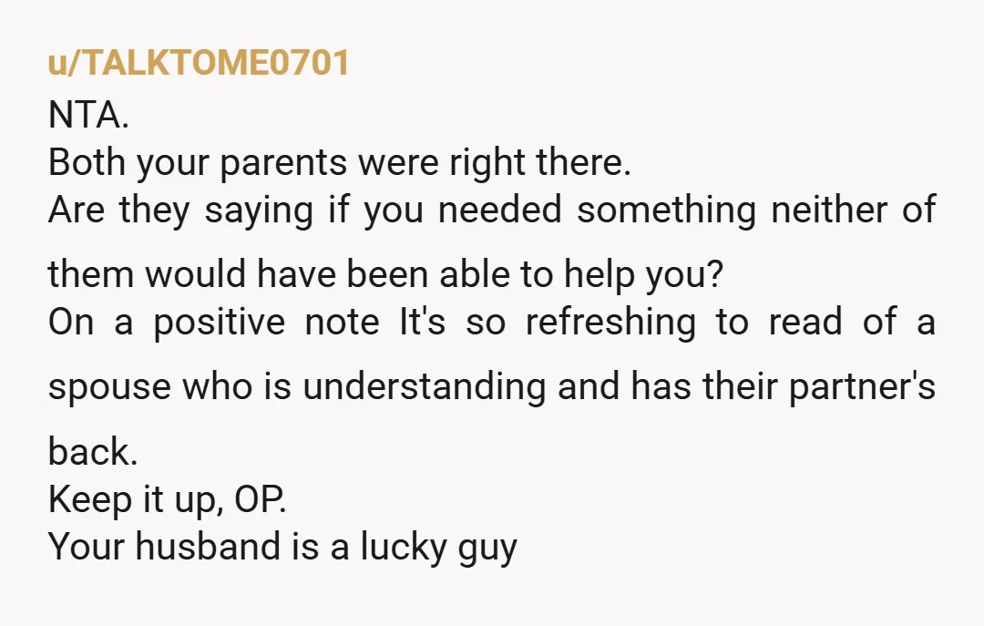 u/CuriousBingo Here’s what I don’t get. Parents leave mad. Complain to other family members. s***, but, okay, maybe they needed to vent. In what universe do these third parties take...