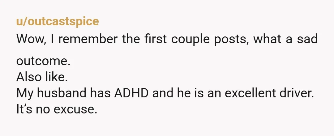 u/fishy_horcrux ahh, it ended, how everyone thought it would Everyone in her life was afraid and warned her, and it did happen, truly sad for her families
