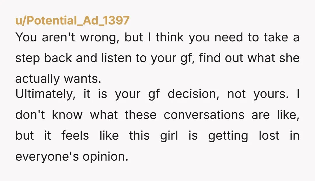 u/anhedoniandonair NTA. But there’s a distinction: It’s her choice whether to get an abortion. Your opinion should be given more weight than her mom’s, but legally it’s her choice at...