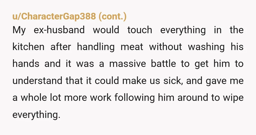u/Traditional_Tea5155 No it’s not normal nor is it normal to feel like you need to teach a grown adult basic hygiene practices