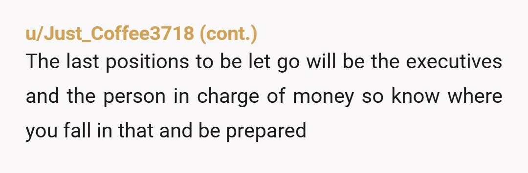 u/DotBeech NTA. If Jane thinks a non-profit company is not a company, she's... inadequately prepared for her job. If senior management knew in advance that John would be executing the...