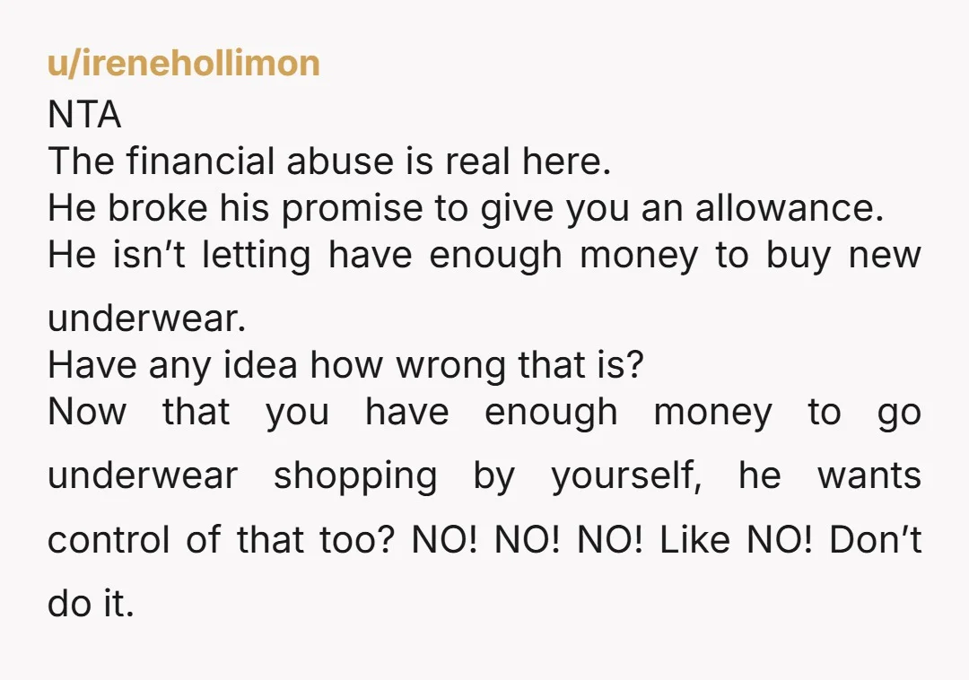 u/Realistic_Store9122 NTA What's his is his and what's yours is his too. You get nothing! He shorted you $3920 and yet he had already spent 50k of your money for...
