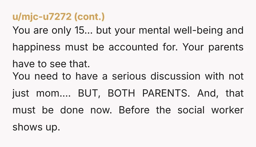 u/KrofftSurvivor NTA Don't pay any attention to anyone telling you otherwise. You are a child. You are NOT required to ~grow up~ and take responsibility for the long term needs...