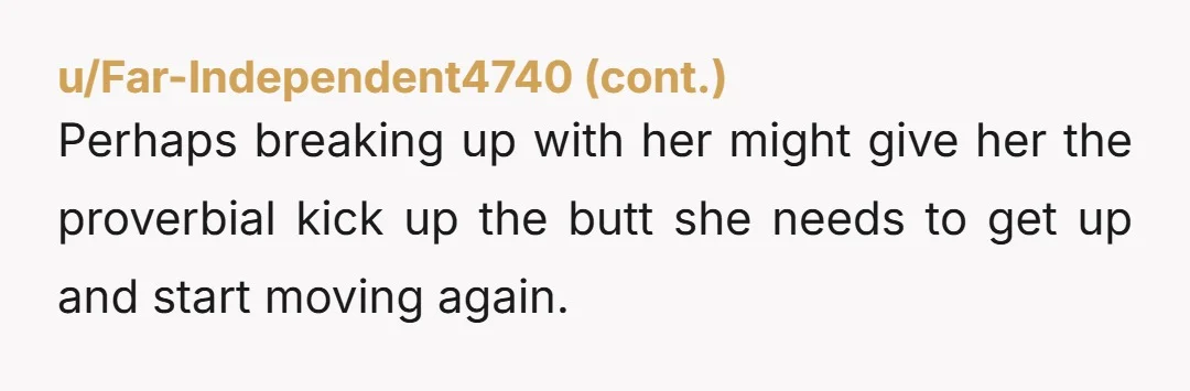 u/azrael109 NTA You cant force someone to get help. You did all you could and more, she made the choice.