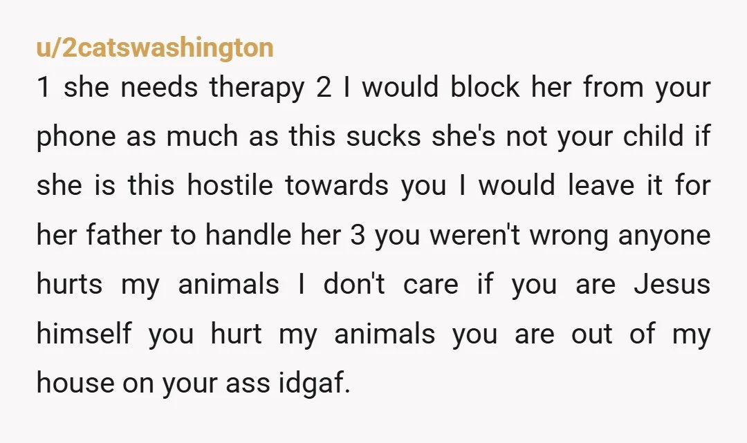 u/PPooPooPlatter
WTF. Is you husband just okay with this behavior? Why has he not stepped in