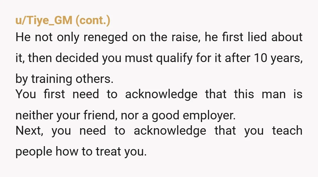 u/MariaInconnu There's a reason his business is hemorrhaging workers. Start sending your resume to similar businesses.