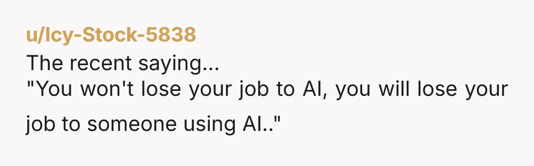 u/RunMysterious6380 Anyone else notice that this was a bot/AI that posted this?