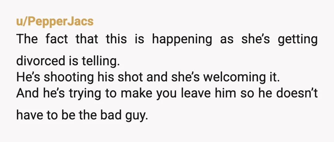u/Ackmal4 NTA. Girl, as a woman who’s been cheated on, pack your stuff and leave. People who cheat and then gaslight you don’t suddenly change. They’ll twist things, make you...