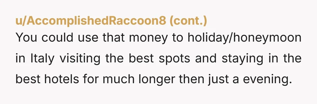 u/VeryAmaze I'd say NAH. You have opposite priorities(to each their own). What's appears to be the actual problem is that you are misaligned on financial topics. Y'all need to be...