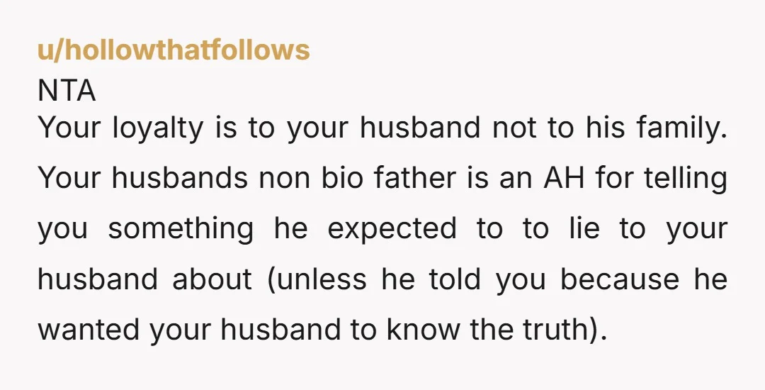 u/ElectronicRabbit7
NTA, but i would have handled differently. i would have given his parents 24 hrs to tell him the truth, and then i would have told him.
