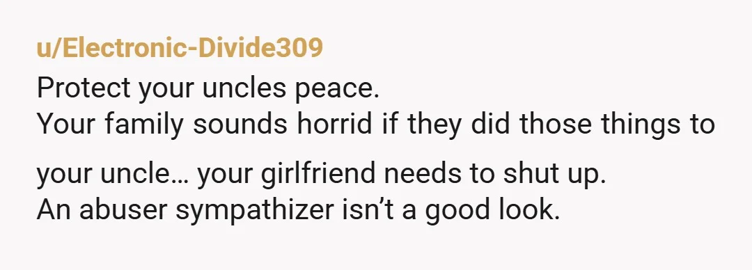 u/gigidiva13 YTA for telling anyone else. She is going to tell your grandmother, you know that, right? I hope you hid the damn postcard with the address on it? He...