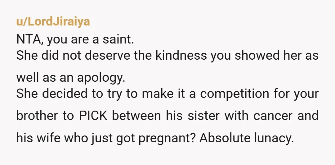 u/keysmashusername
You’re a much bigger person than most, myself included. Good luck with treatment OP!