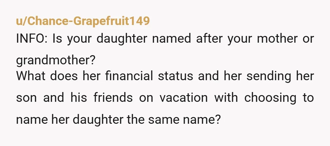 u/Replica_Velocity NTA, and as someone with a given name that is almost identical to a family member's (with a high likelihood it was given to me out of not great...