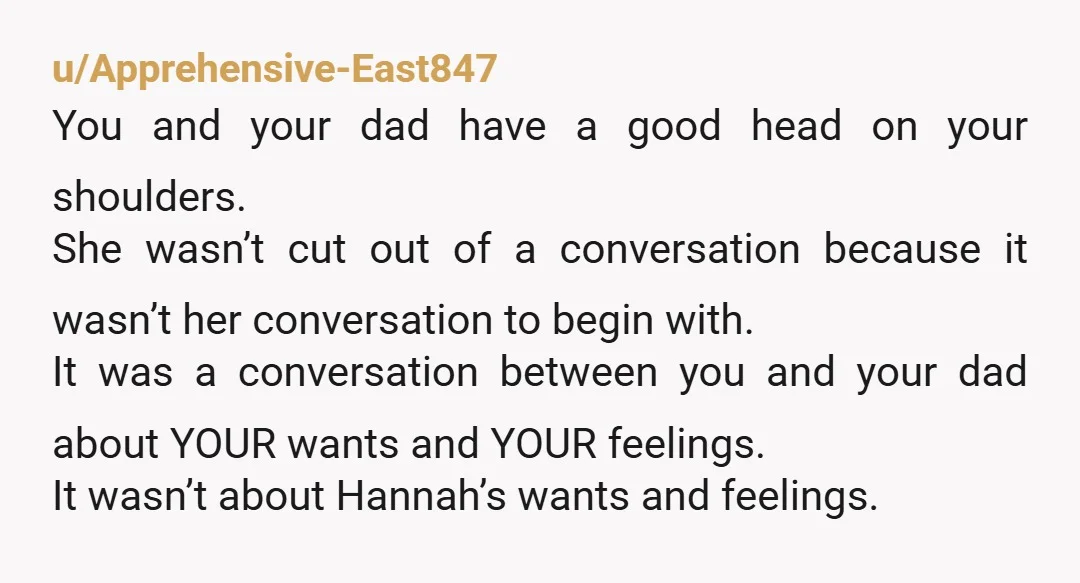 u/Hopeful_Dance_268
How does that even work in her mind???
How can she "have a say" in whether you see her as your mom??