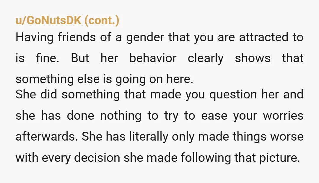 u/Sewertoppresser The things she's doing to make you believe she cares is cap she doesn't if she did she wouldn't be entertaining someone else unless you wanna share I'd say...