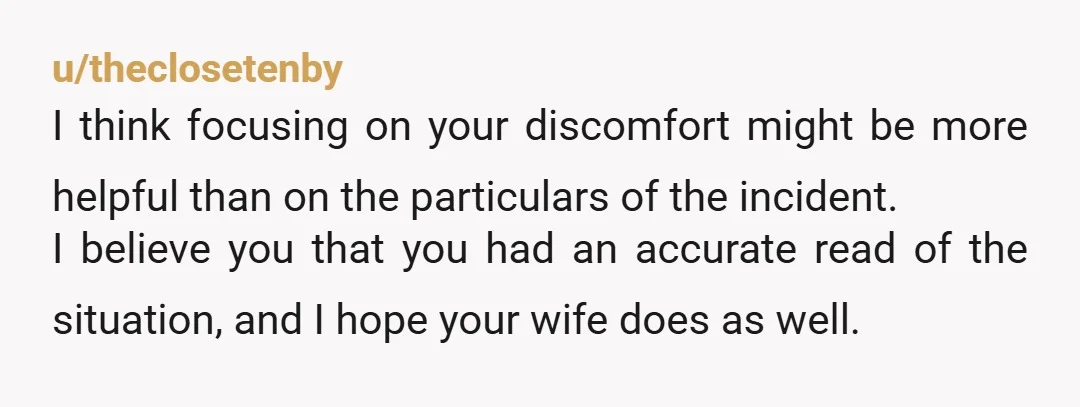 u/Lonely-Type-5595 This woman is not your wife’s friend, friends do not hit on there friends SO’s this woman is trying to tempt you into cheat on your wife and a...