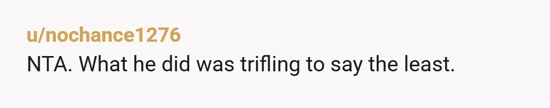 u/tuna_tofu
Nta small claims court for full cost of a replacement. The police report will work in your favor.