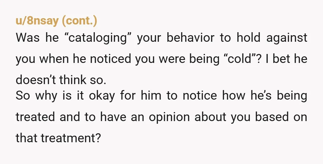 u/Strong-Criticism-481 He asked, you answered. His feelings were hurt. Boo hoo.