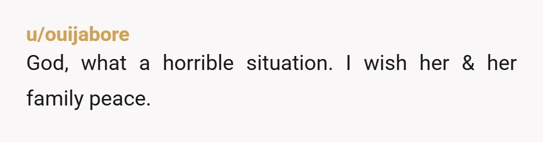 u/cocoagiant If there is a silver lining here, it is that OOP's husband passed away less than 3 months following diagnosis. My family took care of one of our relatives...
