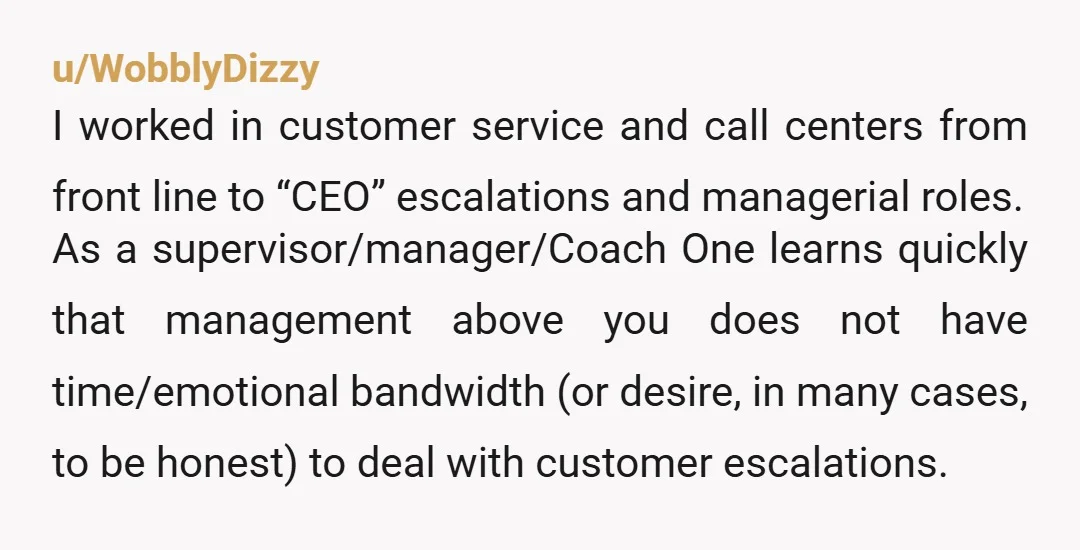 u/Honest-Situation-738 When I'm calling a company, it's \always\ because of a problem the automated systems simply don't address, so I'm not exactly clear on why companies think a small army...