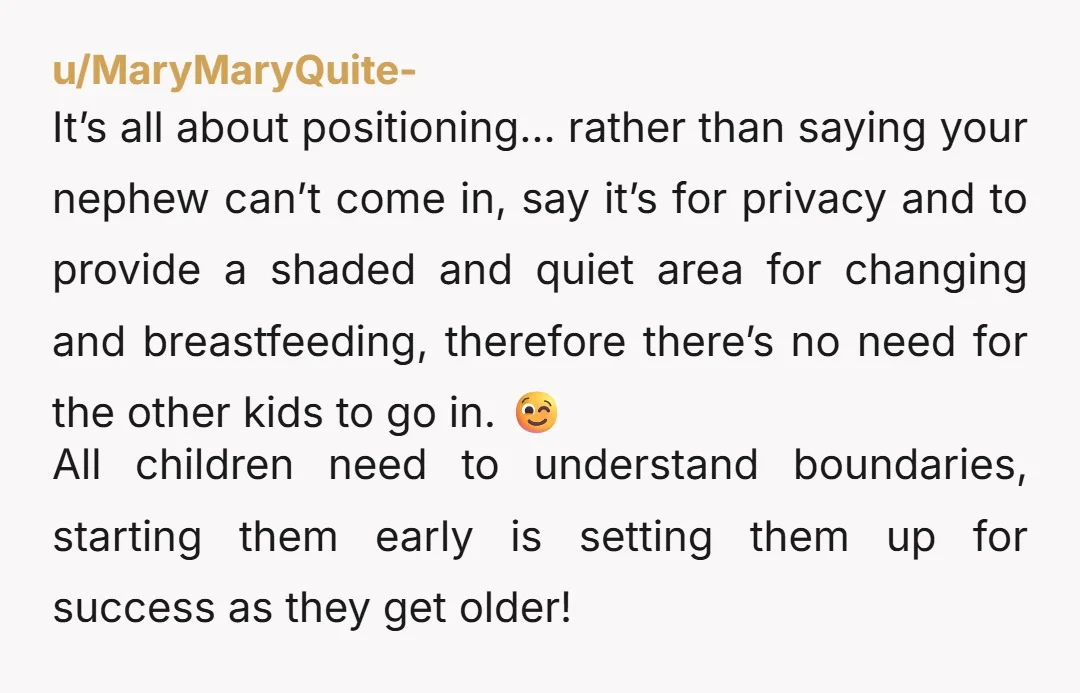 u/Defiant-Owl-5066 You say: "But it also meant she couldn’t watch the older one. My SIL and her man barely watched him either." If you're going to the beach with your...