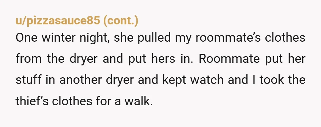u/Peanut083 Anyone who messes with someone else’s clothes in a public laundry room/laundromat deserves everything they get in return! I don’t have to use them often, but when I do,...