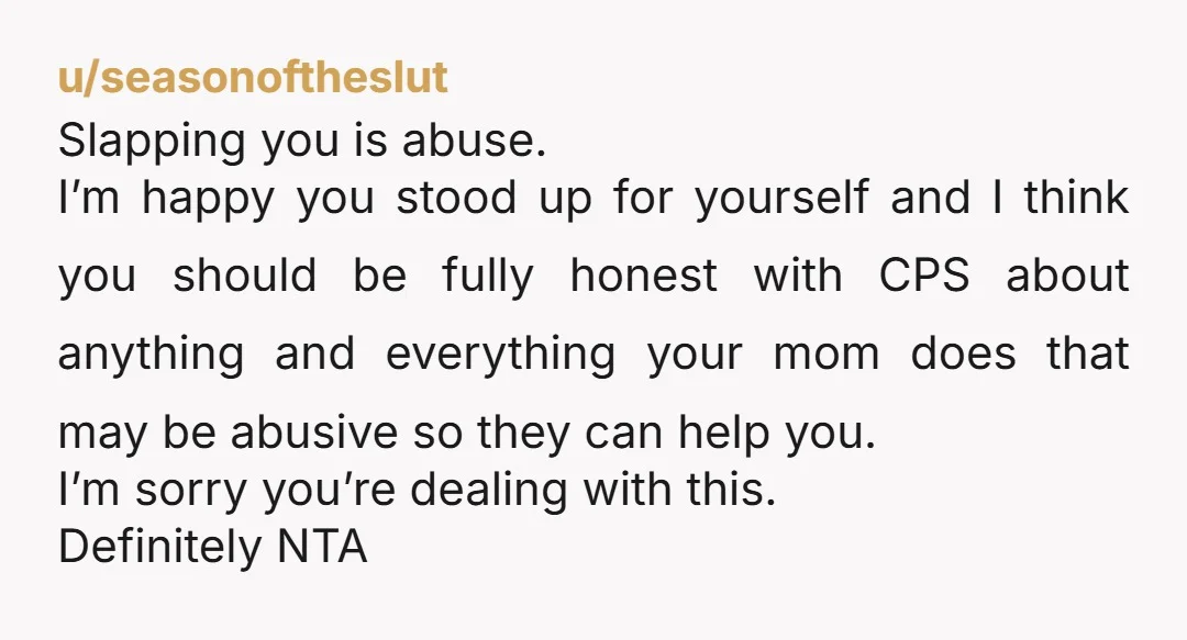 u/SilentRaindrops If this is real then NTA and I hope you get the help you need. But a lot of this post seems off. The time line is disjointed. In...