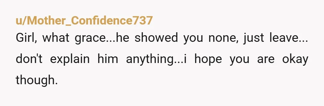 u/chipchonks
You don't owe him anything to break up gracefully.
Live a better life than him.
This is how you will end this gracefully