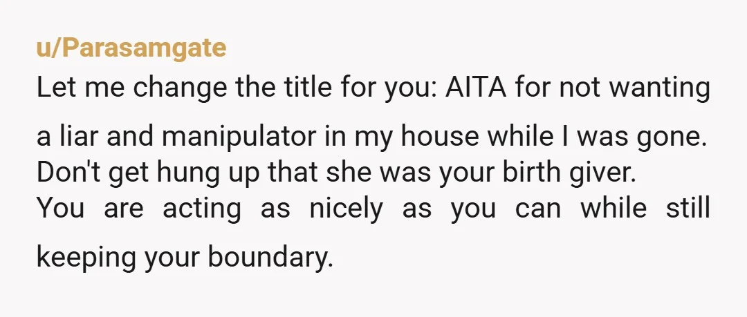 u/frankkiejo Definitely NTA. You were also an excellent role model to your daughter about how to set and keep boundaries in the face of people who want to trample all...