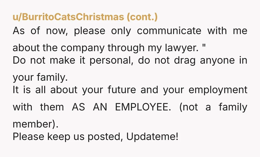 u/ziplex Not wrong, and if it was me I'd start a competing business today because you just spent half a decade working in that field, building client relationships, and taking...