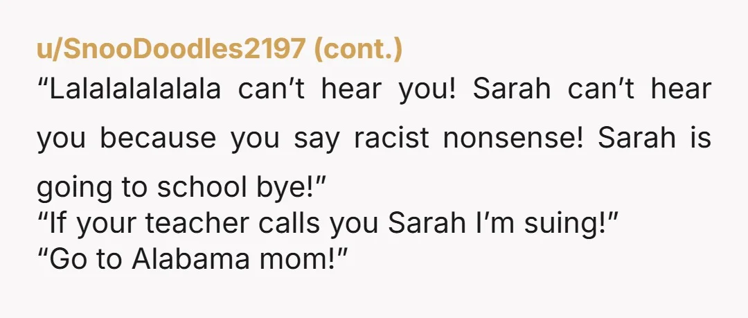 u/g0mphi
She's cool with Antebellum but cries over Jim Crow? That means she absolutely knows better.
