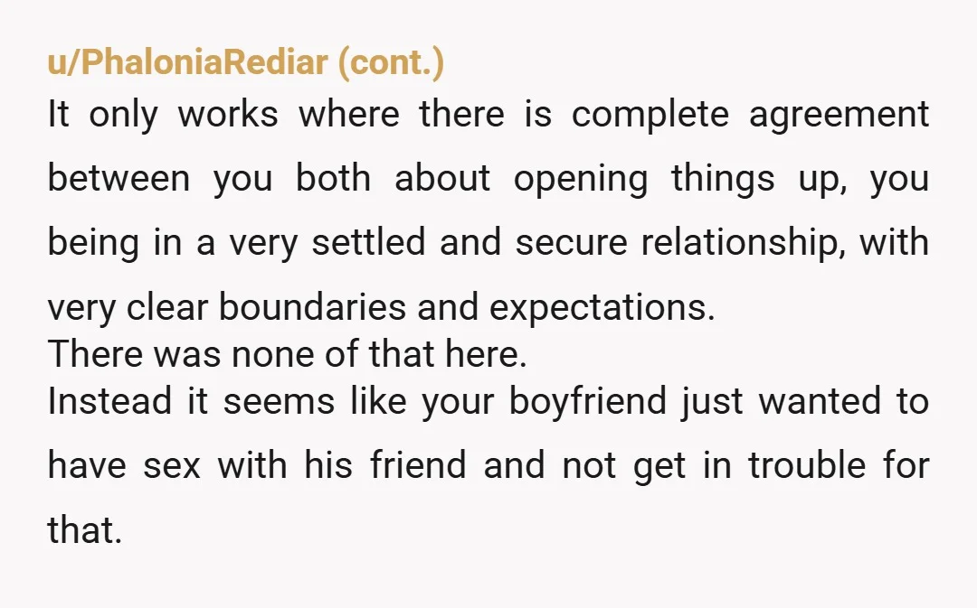u/feltqtmightdlt In the kink world there is a huge difference between a yes and a HELL YES. You weren't a HELL YES to this, and on top of that he...