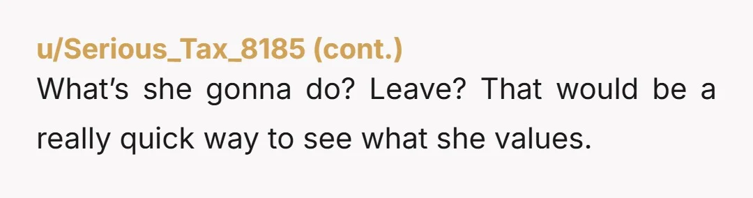 u/Beagly99 How to manage this. BOUNDARIES. You pay for your things and she pays for hers. Simple. You pay for your food/drinks. She pays for her food and drinks. Holidays....