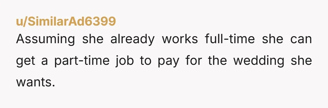 u/After_Translator_223
Maybe you could press the point that many loved ones will not have the cash, time or inclination to attend.