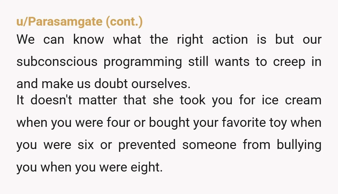 u/KatzAKat NTA. She still doesn't see you as her son. You're a wallet. Stop letting her take from you. It's not a good relationship model for your daughter to see.