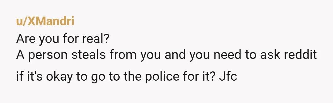 u/nonamejohnsonmore
NTA. She didn't "lose" it, she hocked it. She isn't your friend. File a police report.