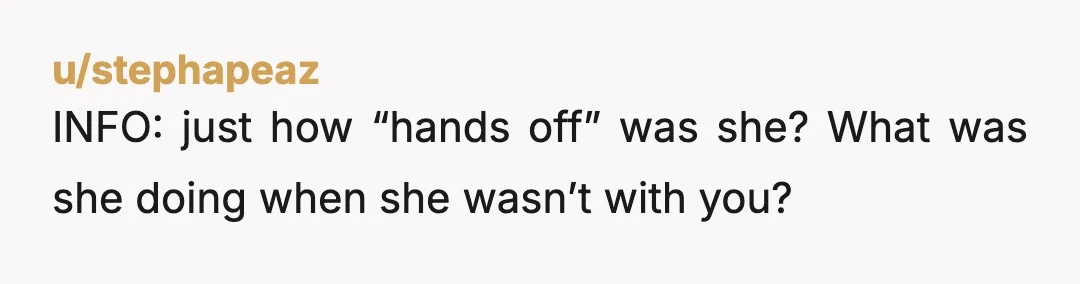 u/Total_Poet_5033 NTA for telling your mom. Regardless of how Ash feels about her childhood, she has no right to crash a wedding with her boyfriend to force a relationship she...