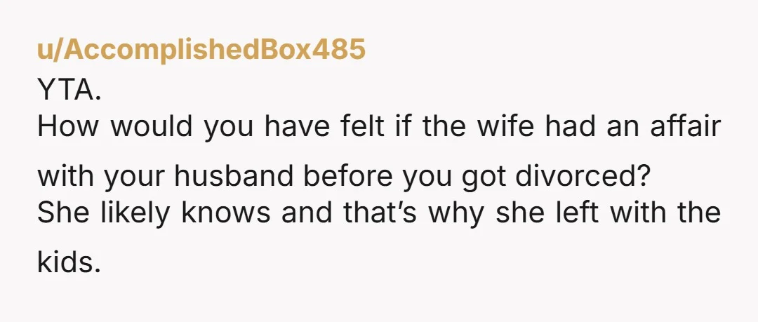 u/BaronAverage
Sleeping with you exs married friend?? YTA, on a level...
