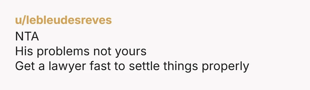u/funnybenno
NTA. Your ex needs to pull his head in and be a father.