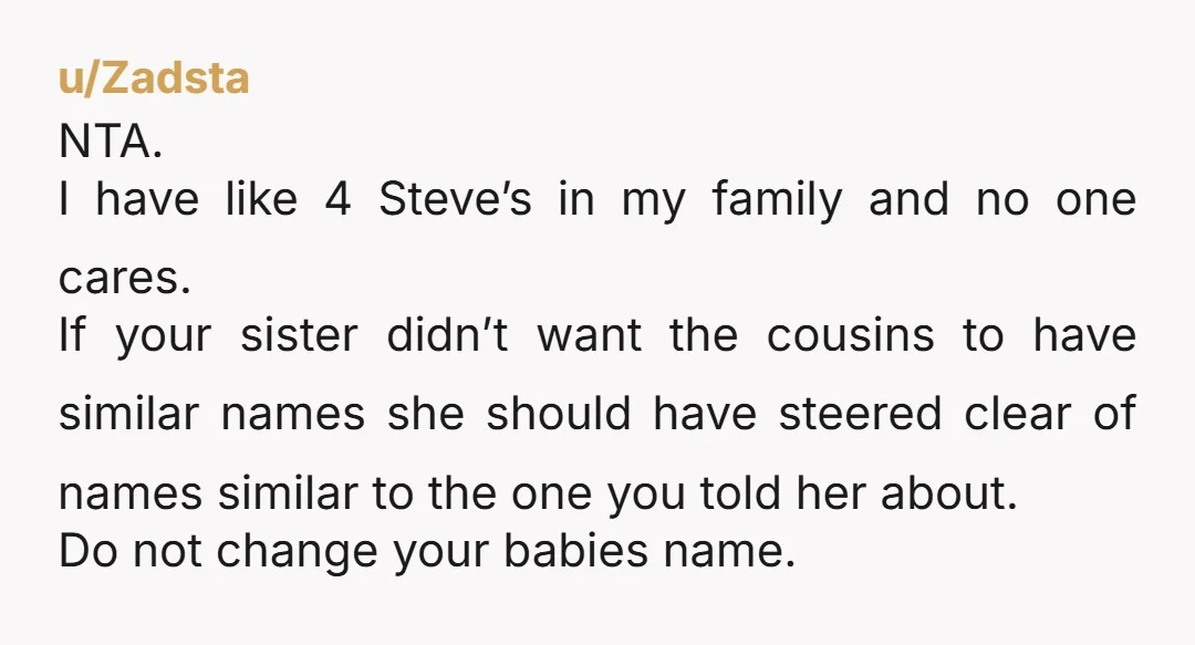 u/RomanceBkLvr NTA. Next time she brings it up just point out she knew your choice and if she had an issue she shouldn’t have chosen what she did. It’s all...