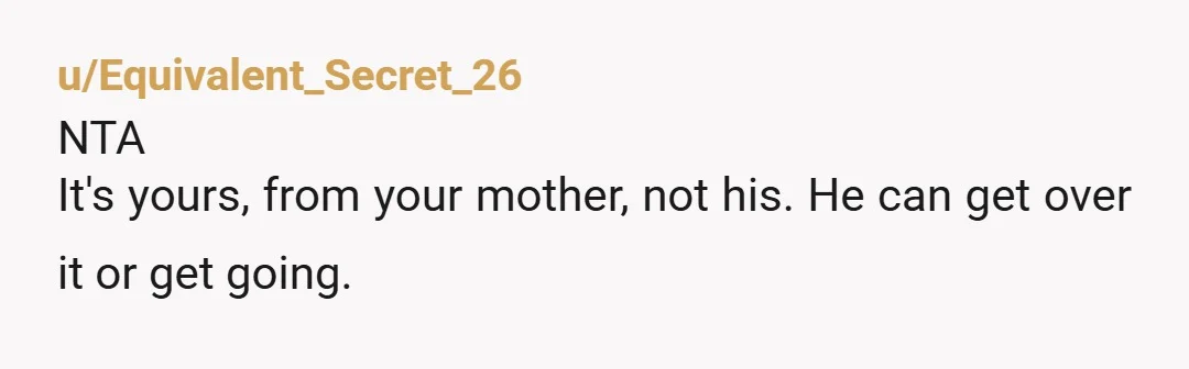 u/Budget-Special5612 I find it insane that a man who hasn't committed to marriage, a life long commitment, wants his name on a property he put zero effort, money, or contribution...