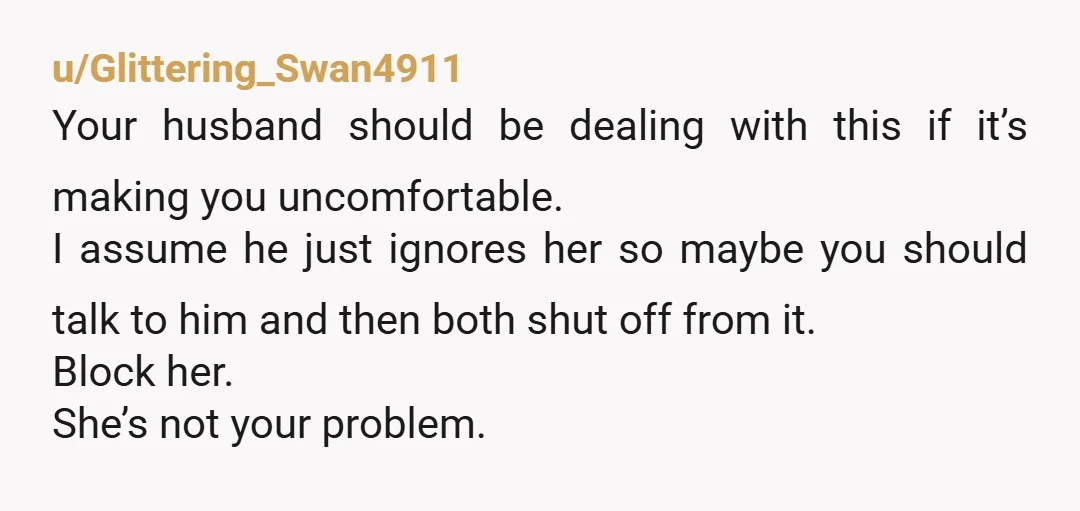 u/Callmemuddled What outcome do you hope for if you'd talk to her? Her mental health is her responsibility and no one else's. Block her and move on.