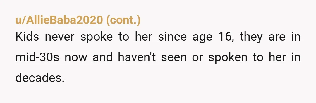 u/Medusa_7898
NTA.  A woman should never try to replace a persons mother.