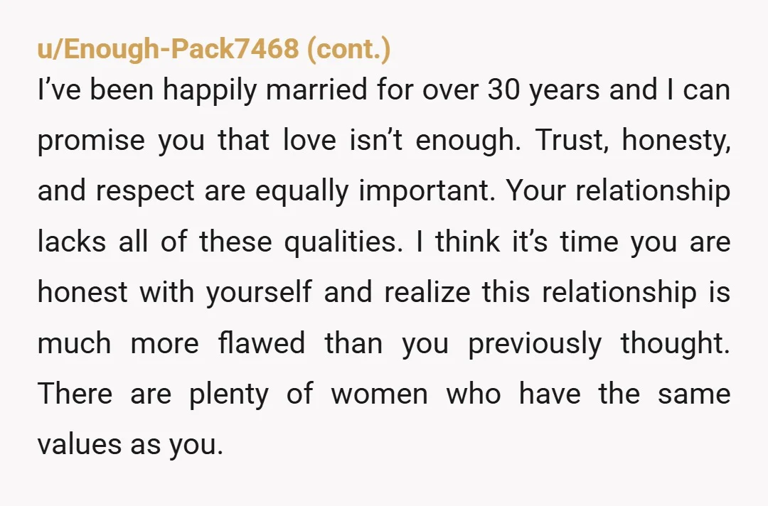 u/GrandmaFUPA It took her a year and a half to tell him about you?? Why? In case she decided to go back to him?