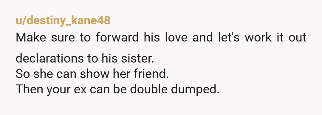 u/Important-Deal-750 His sister is a piece of work. She introduced him to one of her friends who is supposed to be in a relationship with him WHILE you’re living with...
