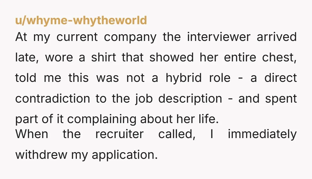 u/Adventurous-Look2377 Honestly, good for you for stepping off a sinking ship. You would’ve ended up overworked and completely unsupported. The fact that the panel interviewers couldn’t even get on the...