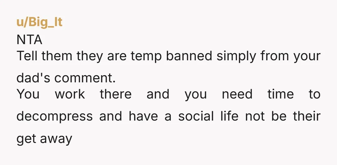 u/alleecmo NTA. It sounds like they are literally visiting your house instead of visiting YOU. They should be ashamed of themselves, especially trying to guilt you into being their free...
