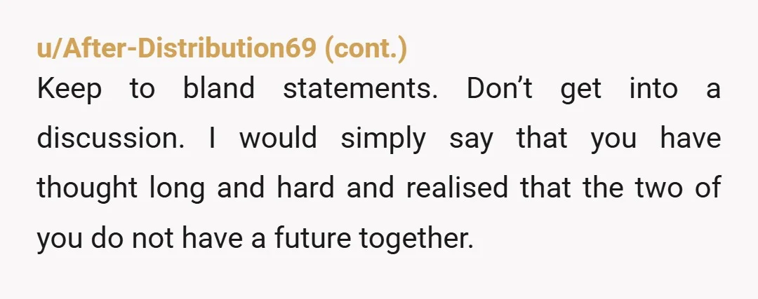 u/dystopiam
Why are you even together ? You have no self respect