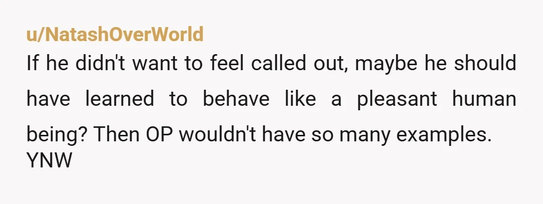 u/baka-tari Don't ask questions you don't want to know the answer to. In relationship between two people - your acquaintance with him - there's two primary points of friction: you,...