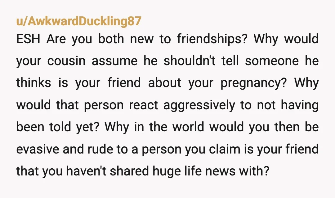 u/Still-Song-2258 I think you're being a little weird. But honestly, he is being so pushy and hateful I wouldn't tell him anything. Do you have some kind of past with...